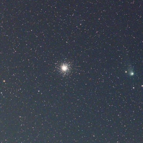 M10とパンスターズ彗星