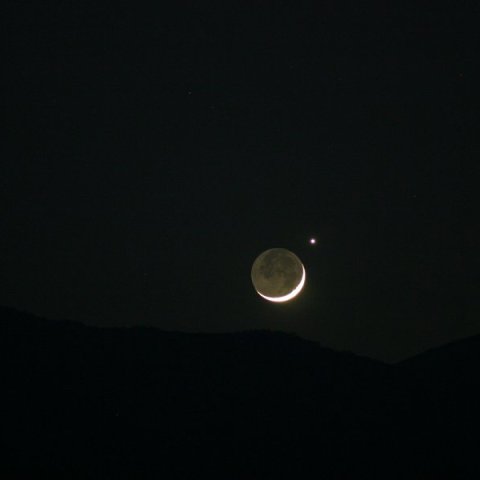 月と金星の大接近（2010.5.16)