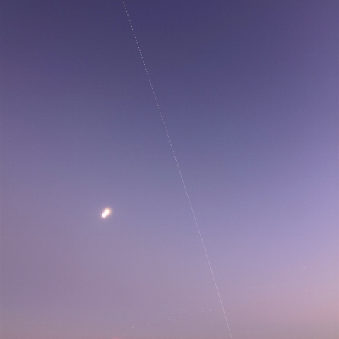 月とISS