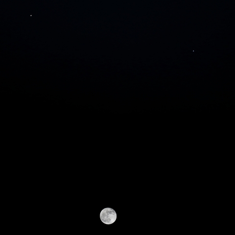 月・土星・スピカ