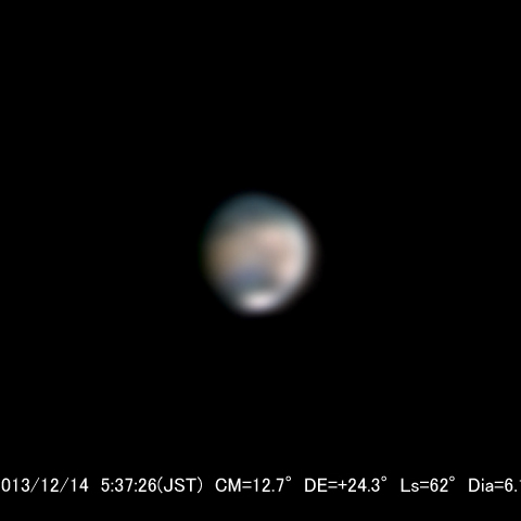 12月14日の火星