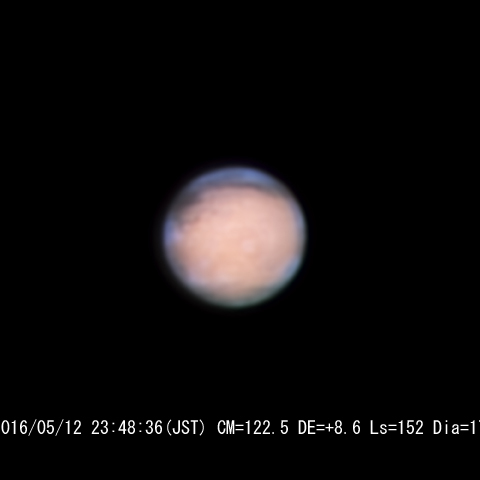5月12日の火星