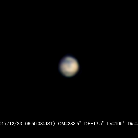 12月23日の火星
