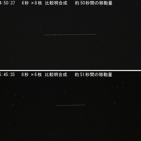 2012DA14 移動量の変化