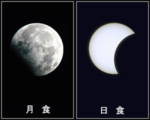 月食と日食