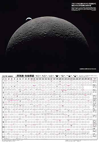 太陽・月・星のこよみ 2027年版 - アストロアーツオンラインショップ