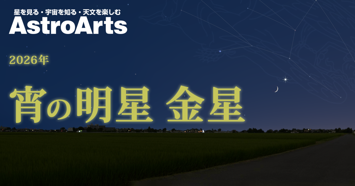 特集】宵の明星 金星（2026年） - アストロアーツ